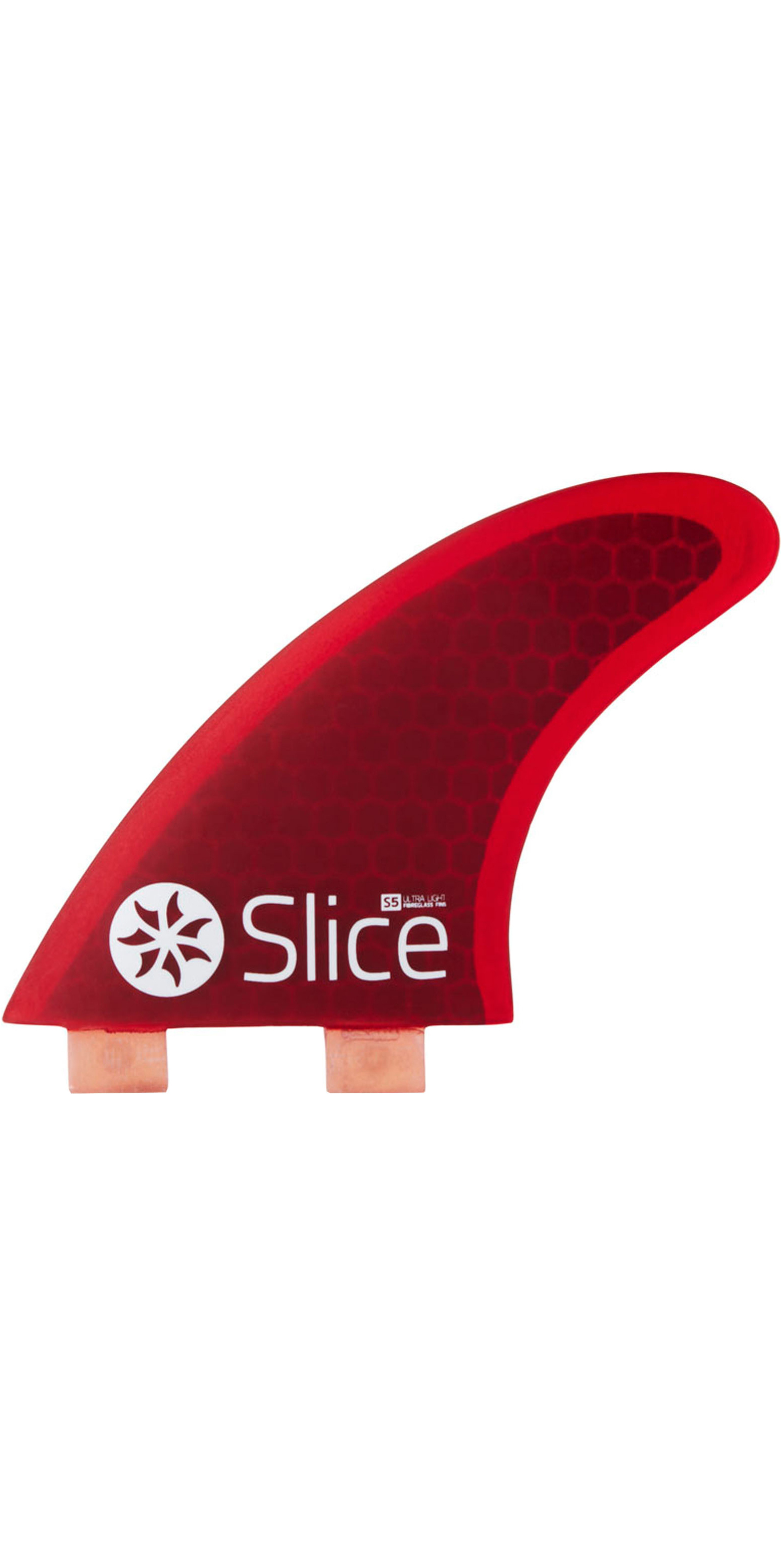 2025 Northcore Slice Ultra Light Hex Core S3 FCS Compatible Surfboard Fins SLI-01 - Red